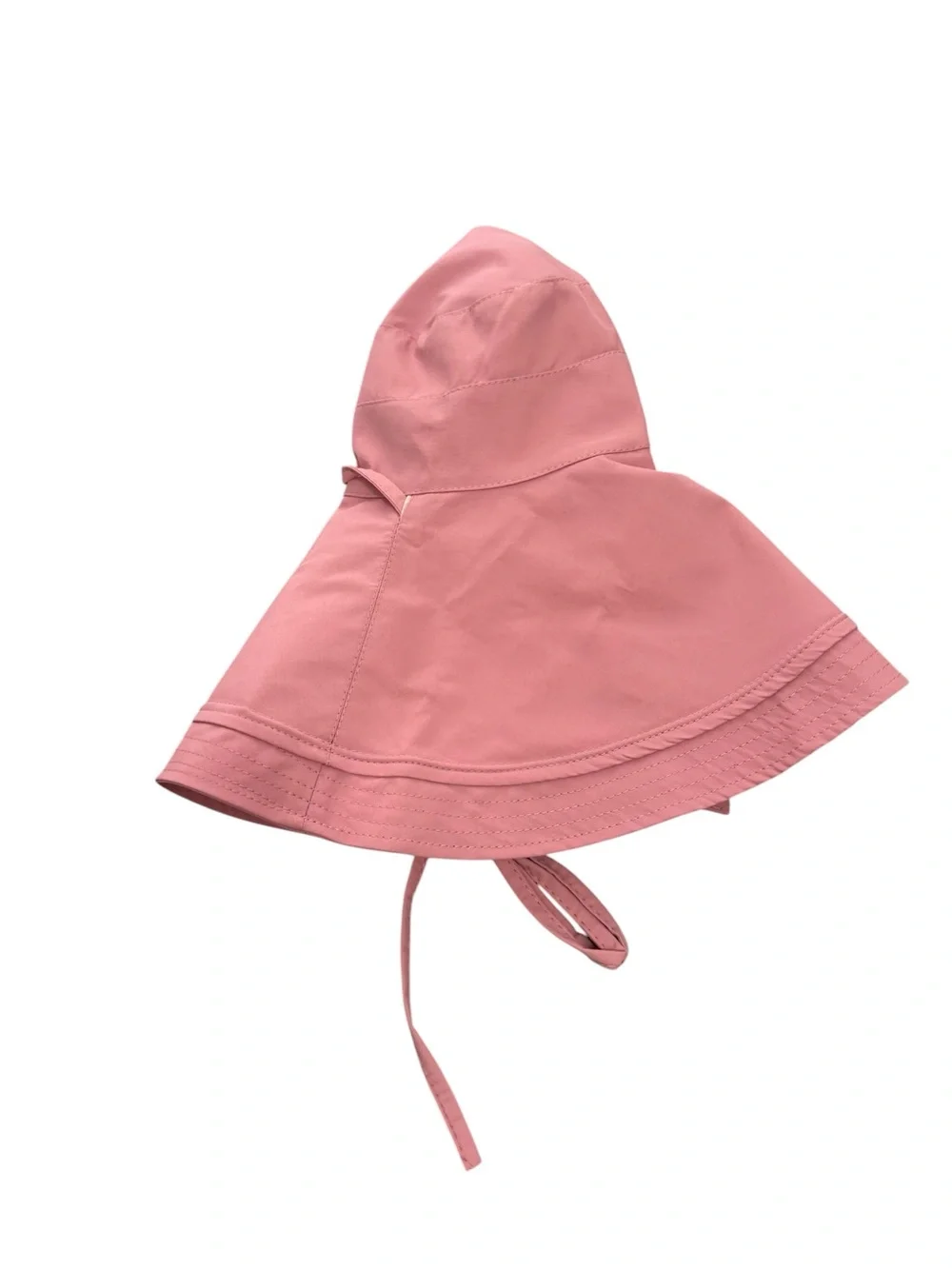 NWT Wide Brim Bendable Sun Hat with Chin Tie - Pink